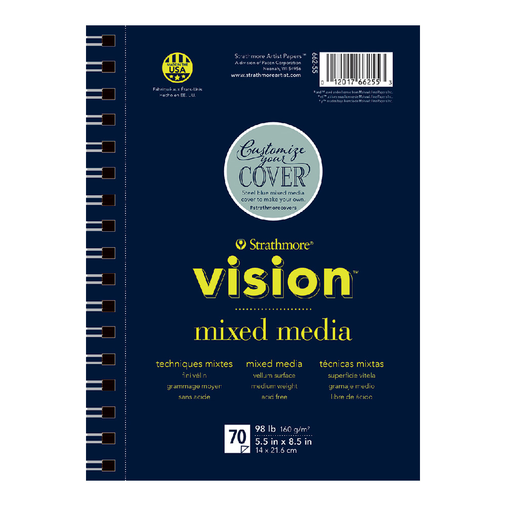 Str Vision Custom Mixed Media Pad 5.5x8.5