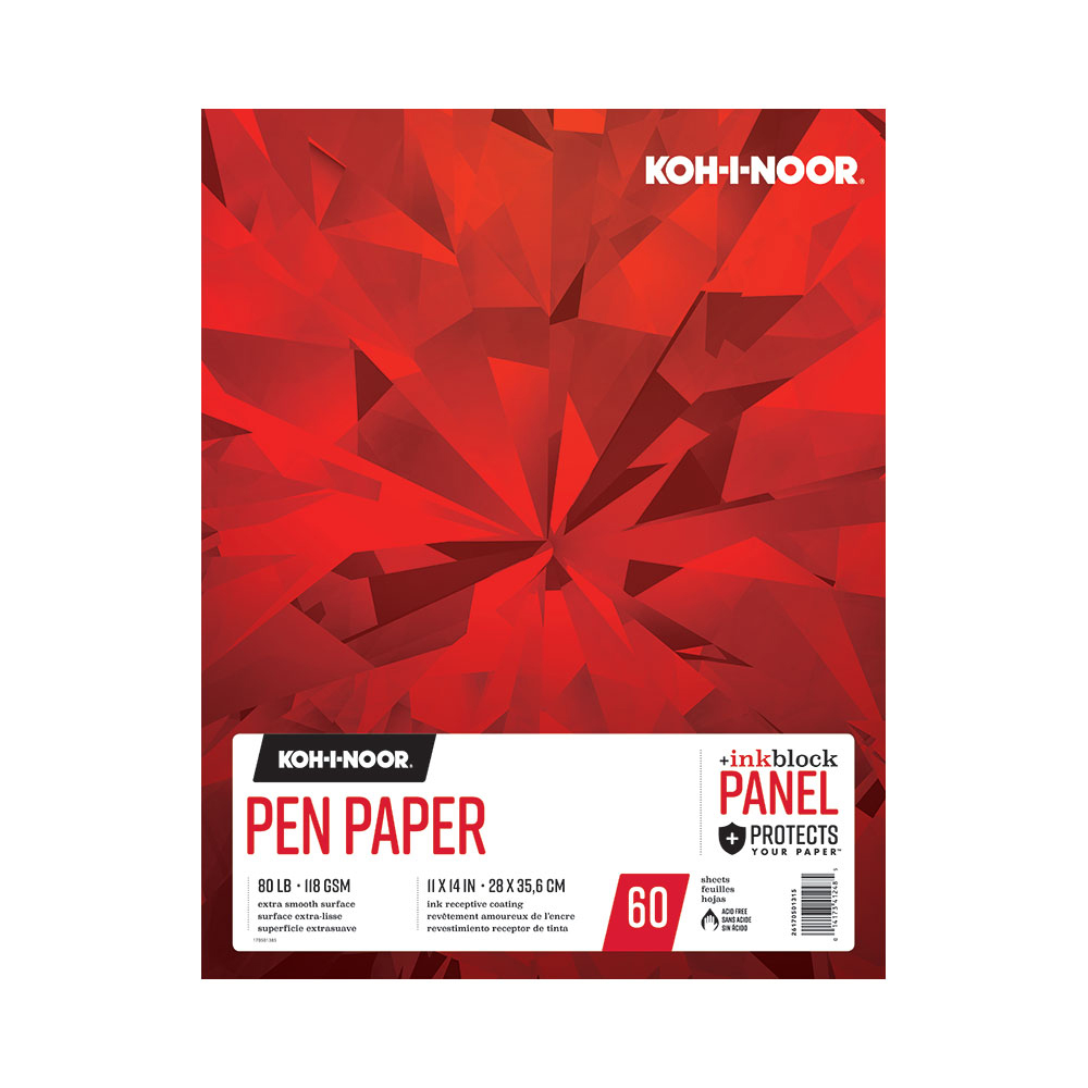 Koh-I-Noor Pen Paper Pad 11X14 60 Sheets