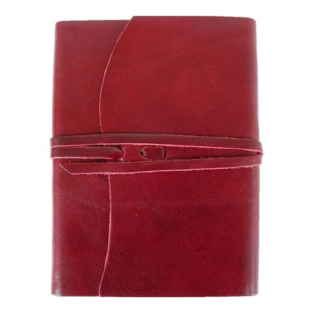 Roma Lussa Leather Journal 5X7 Red