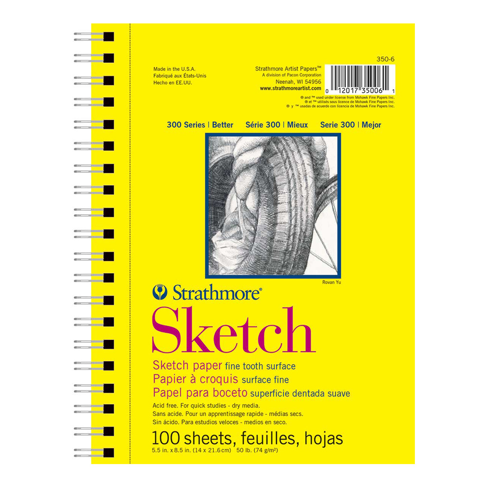 Strathmore 300 Spiral Sketch Pad 5.5X8.5