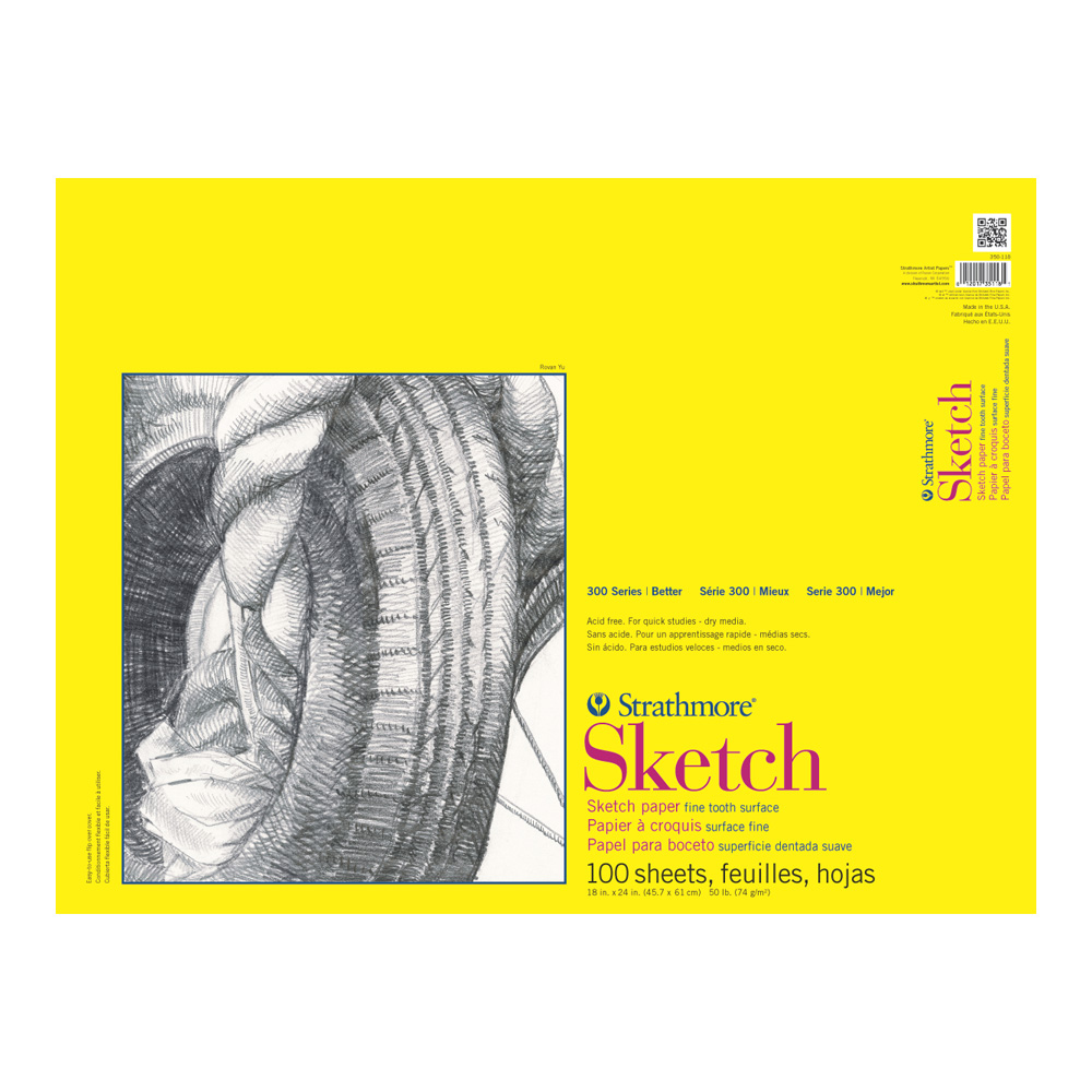 Strathmore 300 Spiral Sketch Pad 18X24