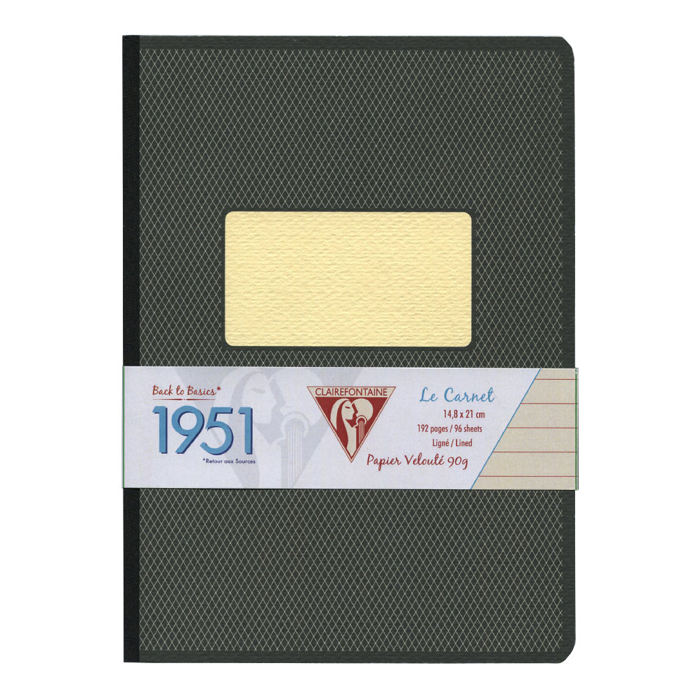 Clairefontaine Clothbound Notebook Black A5