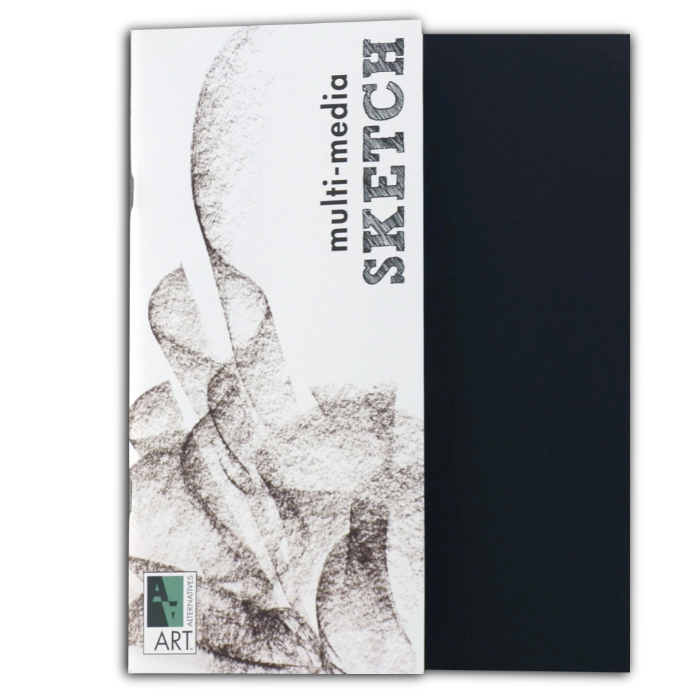 Black Sketch Book Multimedia 8.5X11
