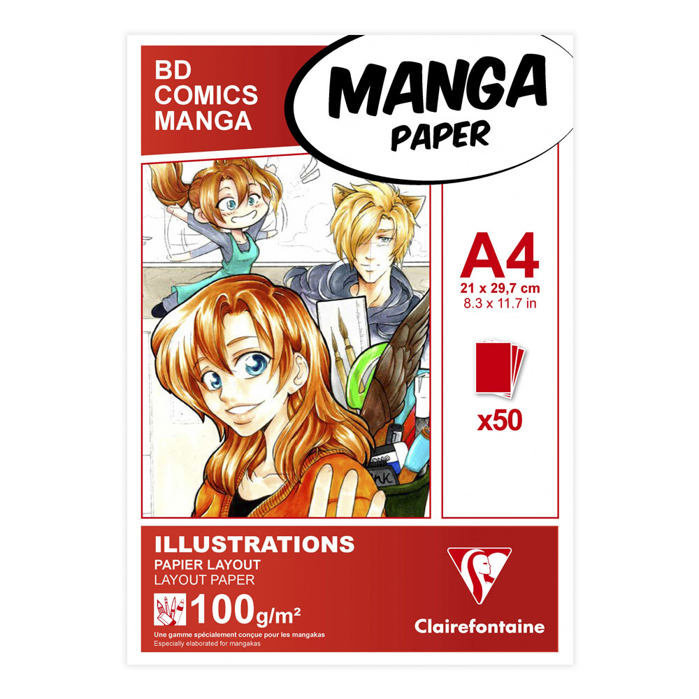 Clairefontaine Manga Illustration 8.3X11.7