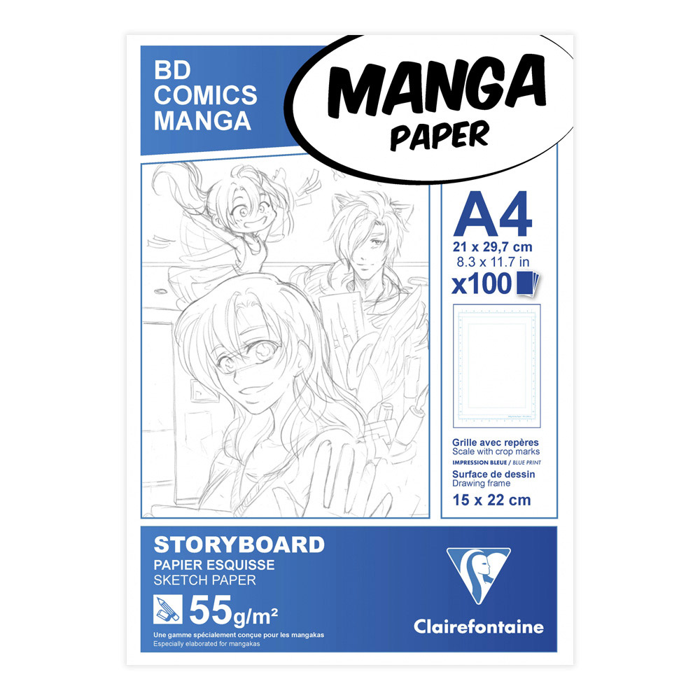 Clairefontaine Manga Storyboard 8.3X11.7
