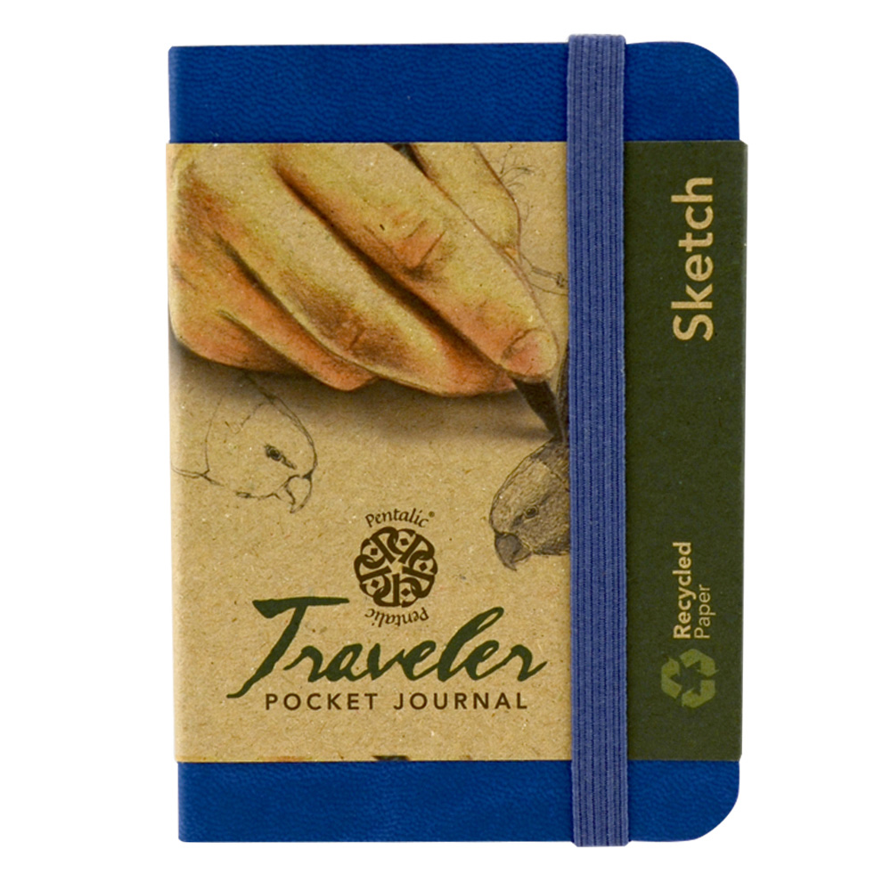 Travelers Pocket Journal 4X3 Royal Blue