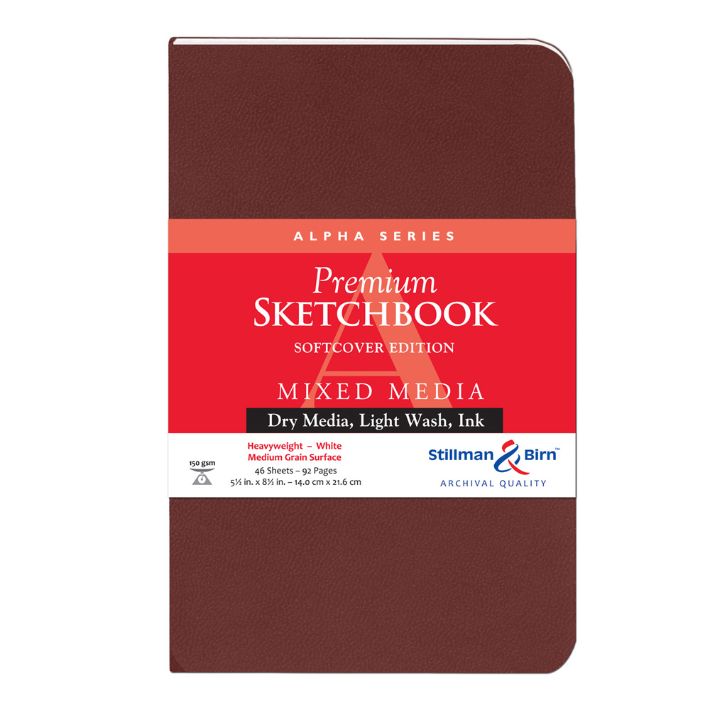 Alpha Softcover Sketchbook 5.5X8.5