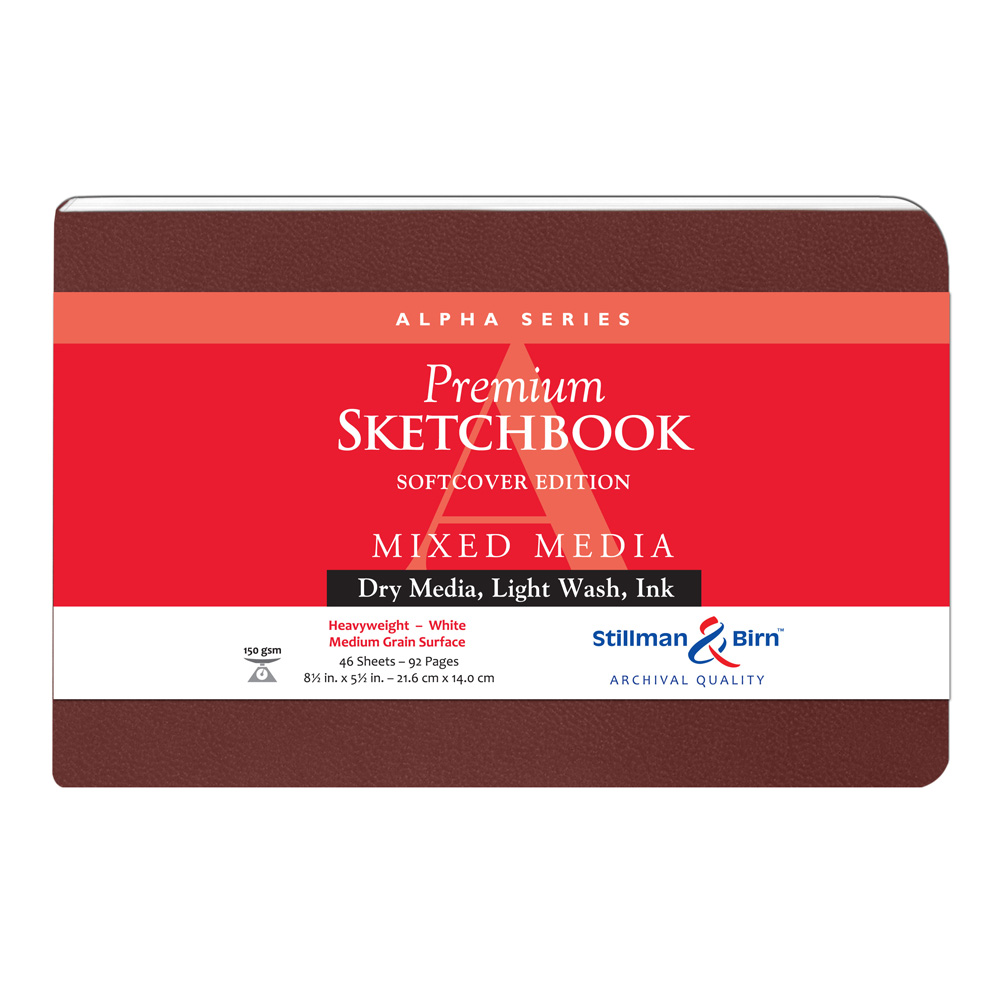 Alpha Softcover Sketchbook 8.5X5.5 Ls