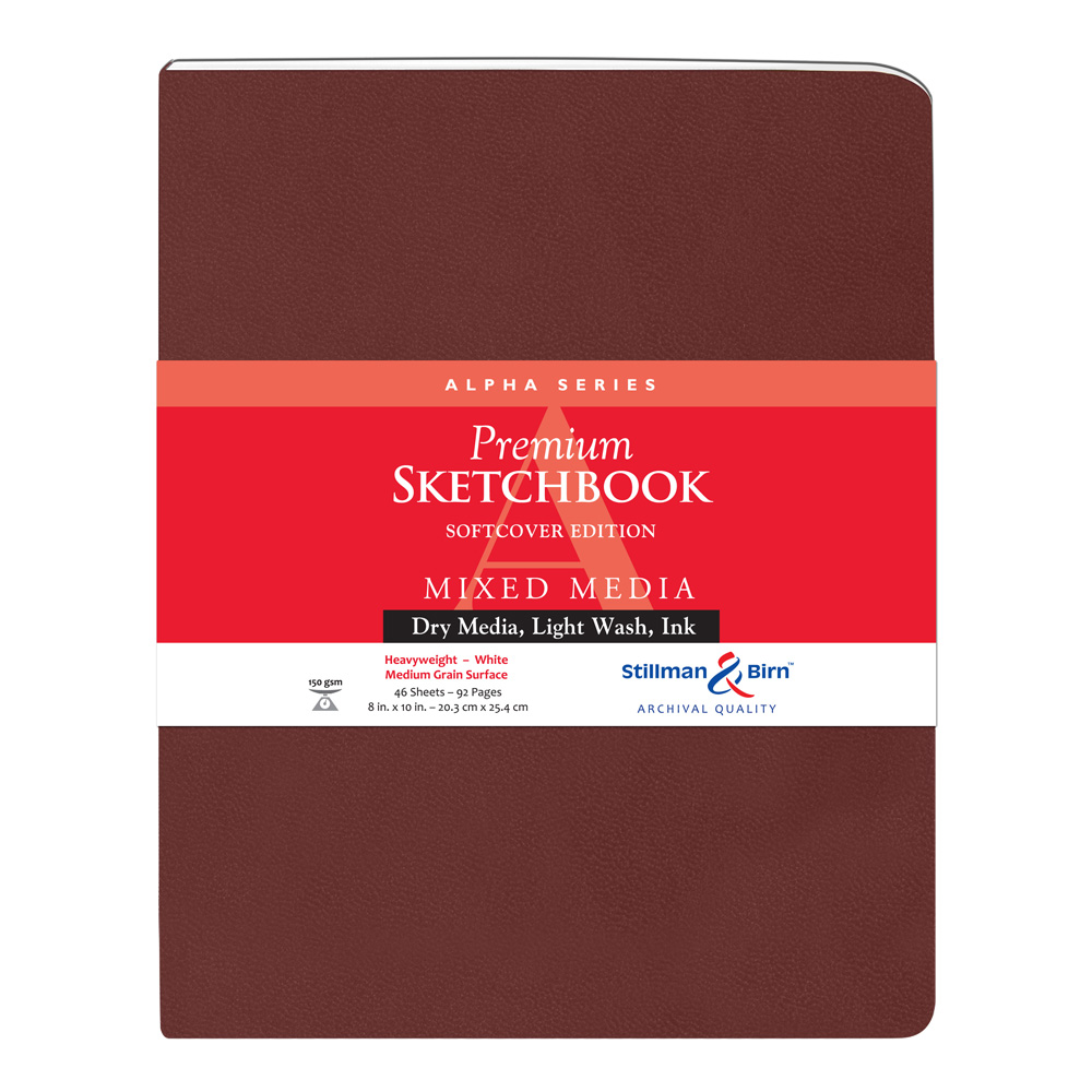 Alpha Softcover Sketchbook 8X10