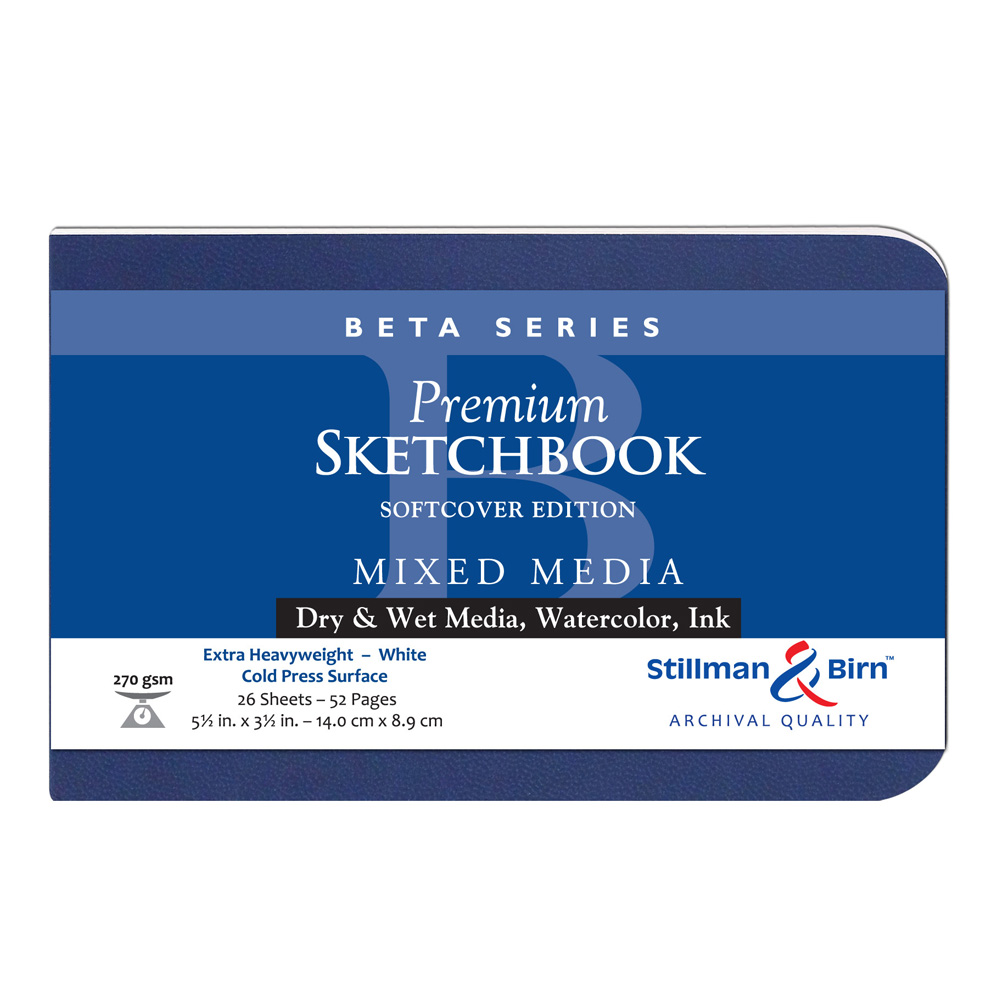 Beta Softcover Sketchbook 5.5X3.5 Ls