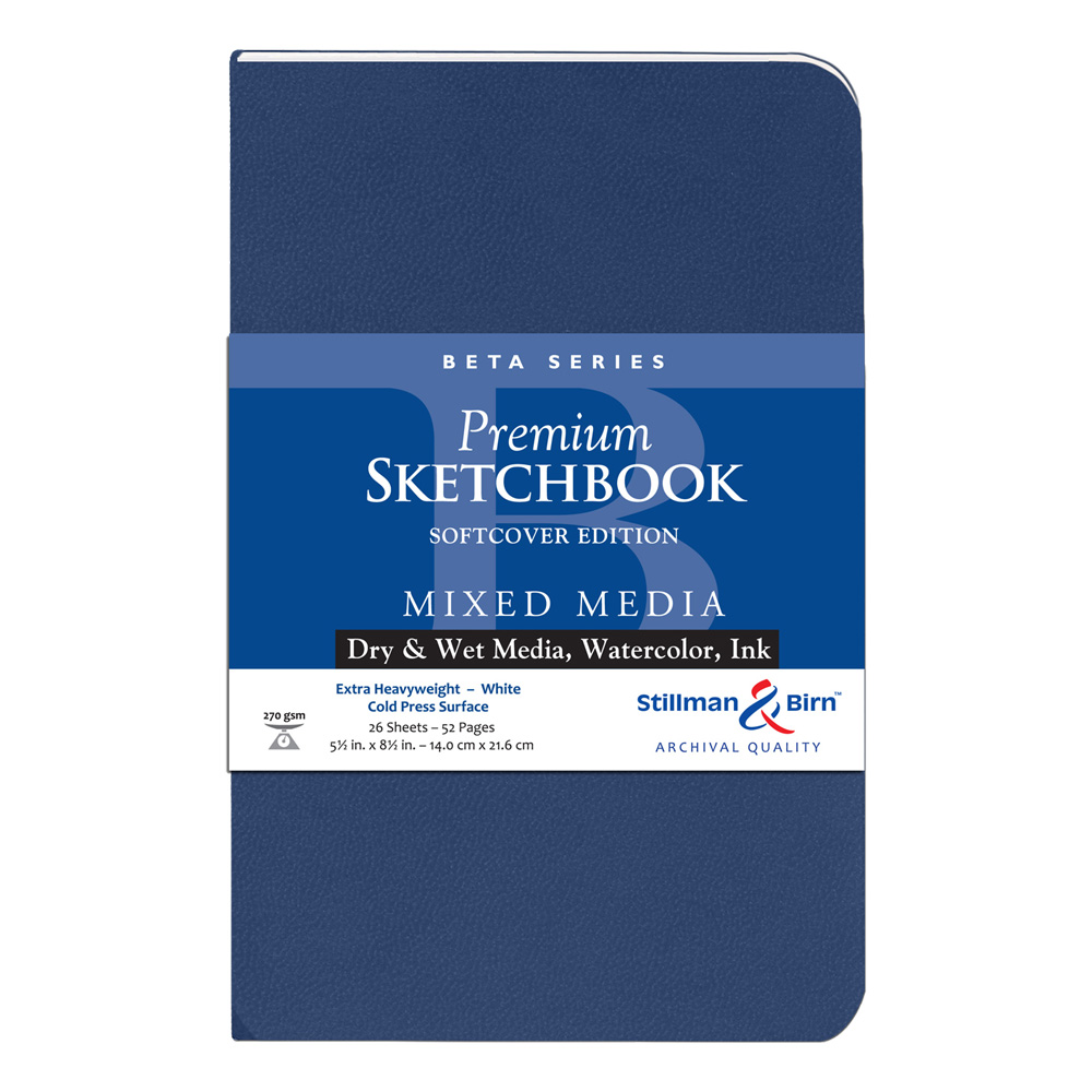 Beta Softcover Sketchbook 5.5X8.5
