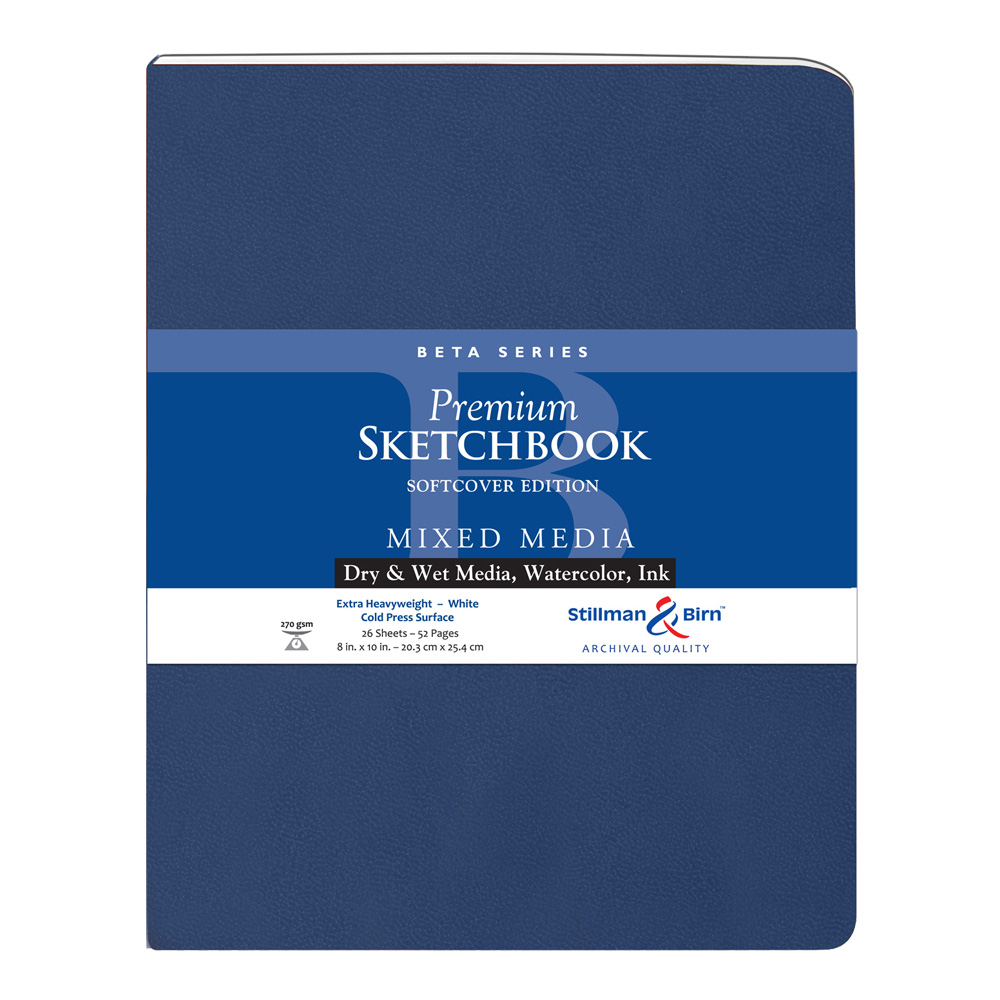 Beta Softcover Sketchbook 8X10