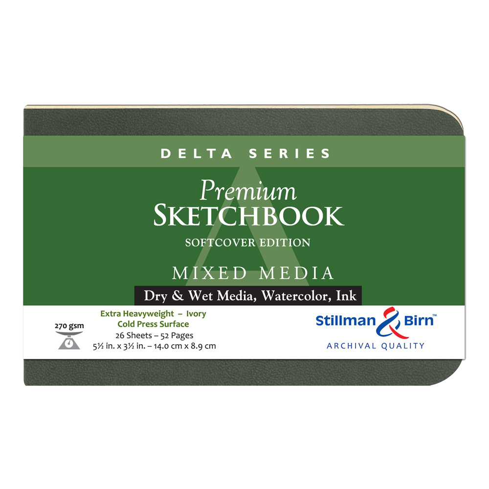 Delta Softcover Sketchbook 5.5X3.5 Ls