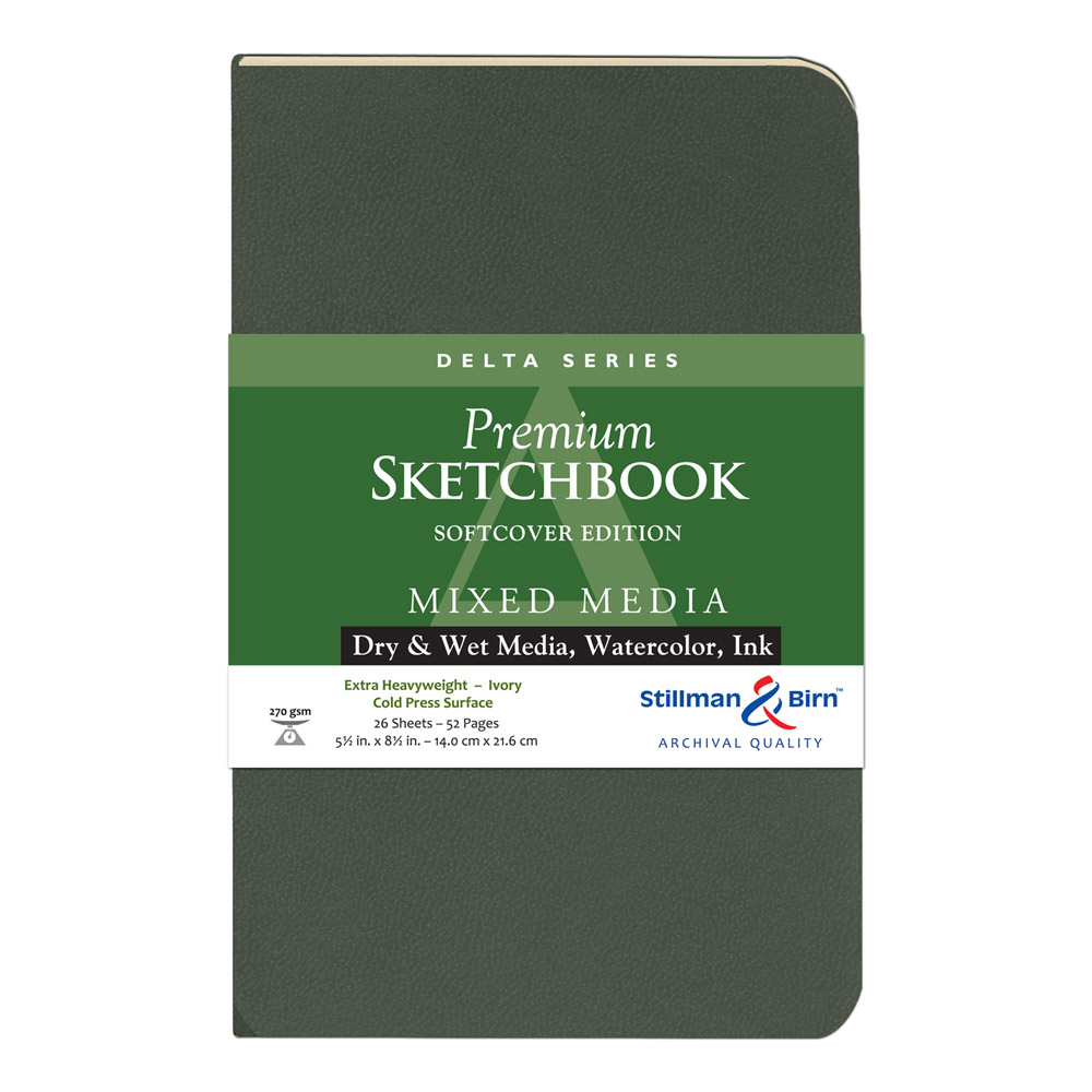 Delta Softcover Sketchbook 5.5X8.5