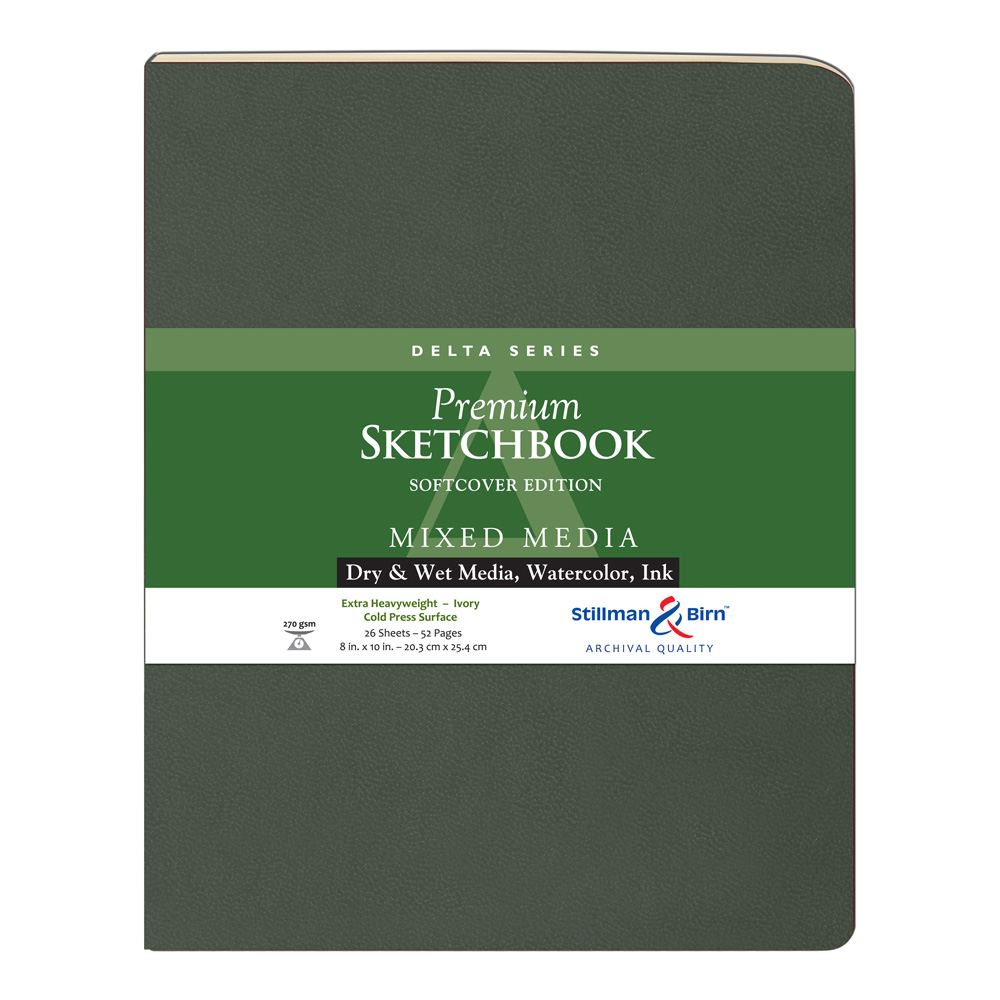 Delta Softcover Sketchbook 8X10