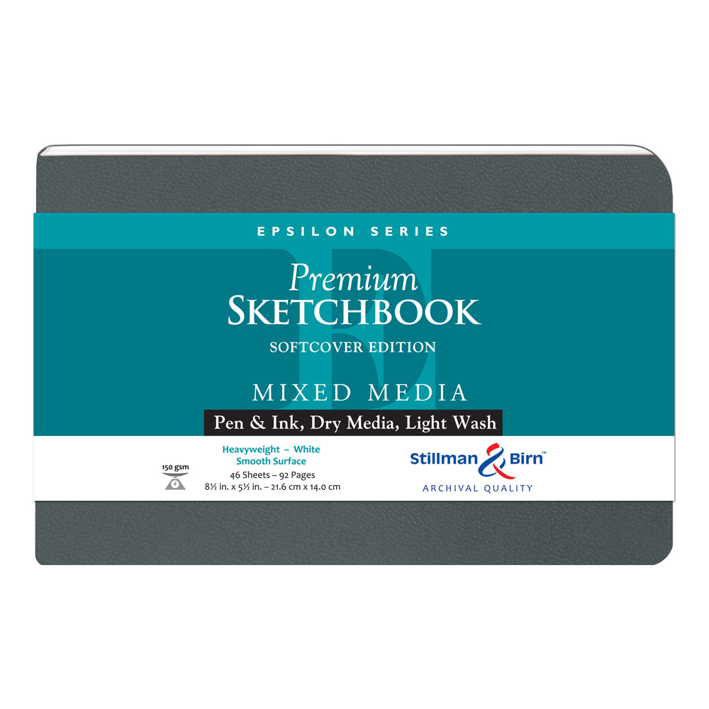 Epsilon Softcover Sketchbook 8.5X5.5 Ls