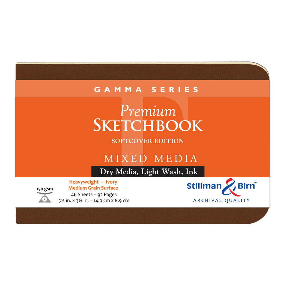 Gamma Softcover Sketchbook 5.5X3.5 Ls