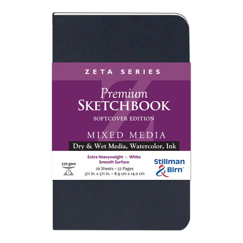 Zeta Softcover Sketchbook 3.5X5.5
