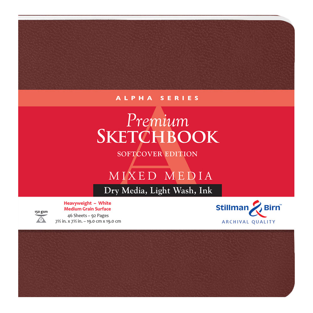 Alpha Softcover Sketchbook 7.5 x 7.5