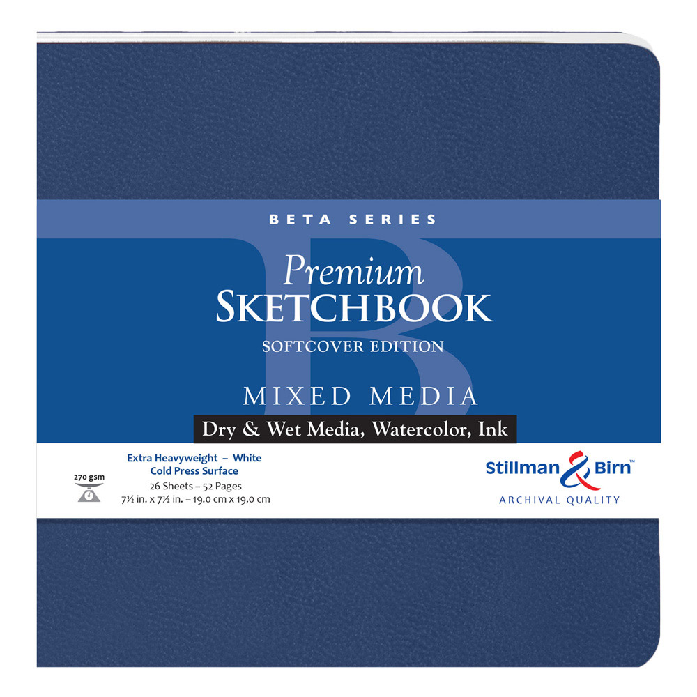 Beta Softcover Sketchbook 7.5 x 7.5