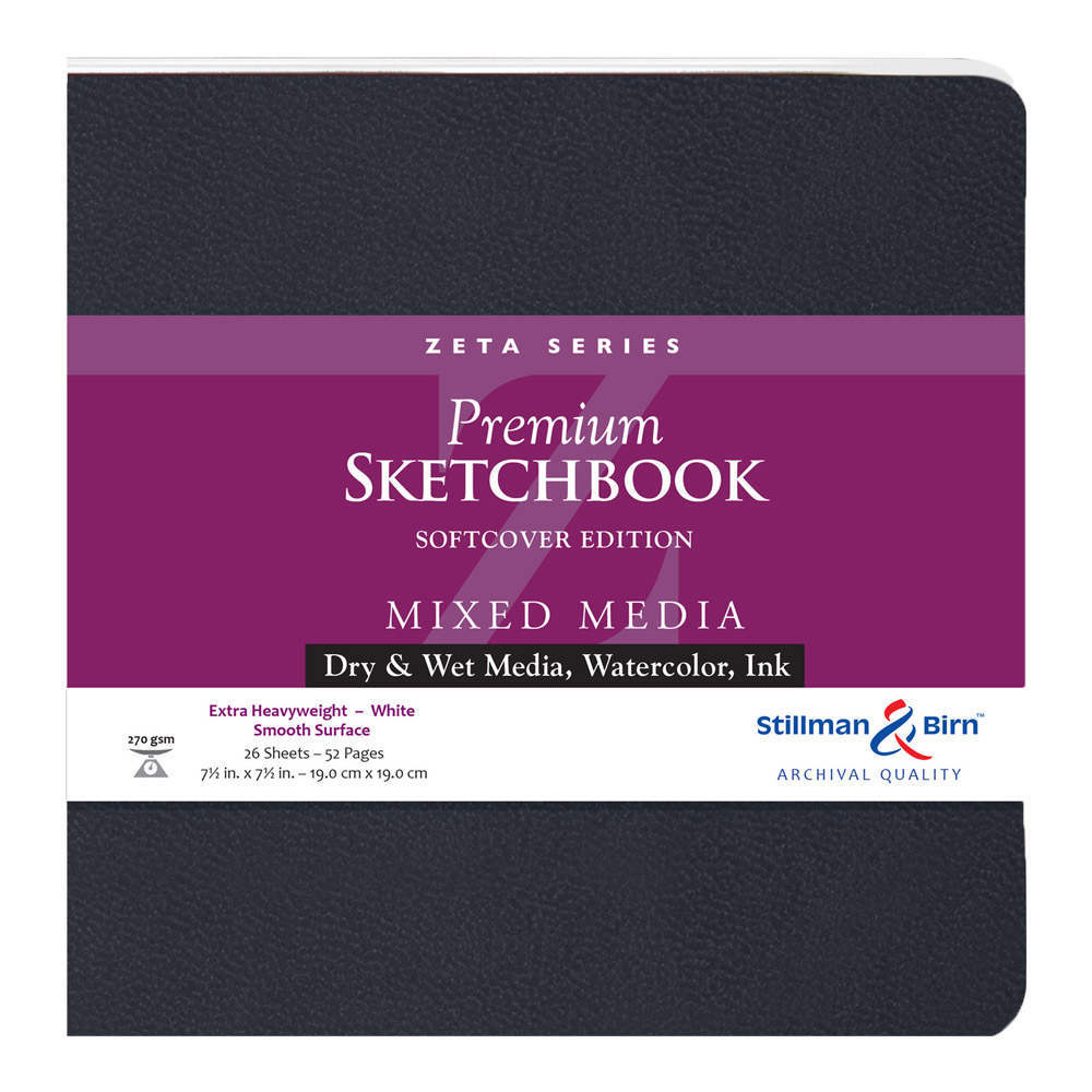 Zeta Softcover Sketchbook 7.5 x 7.5