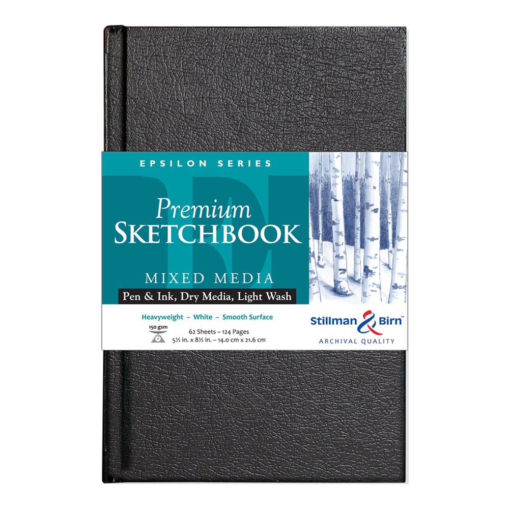 Epsilon Hardbound Sketchbook 5.5X8.5