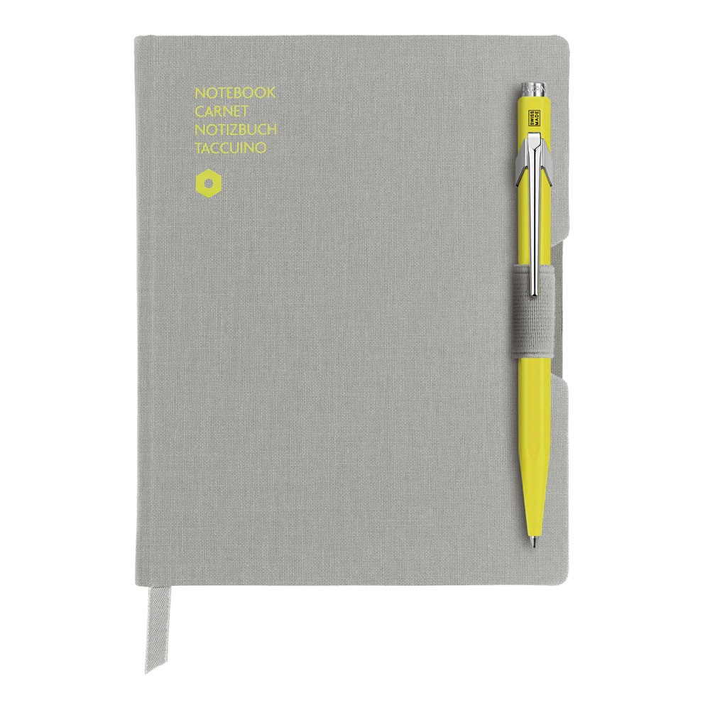 849 Ballpoint Yellow/Notebook Office A6 Grey