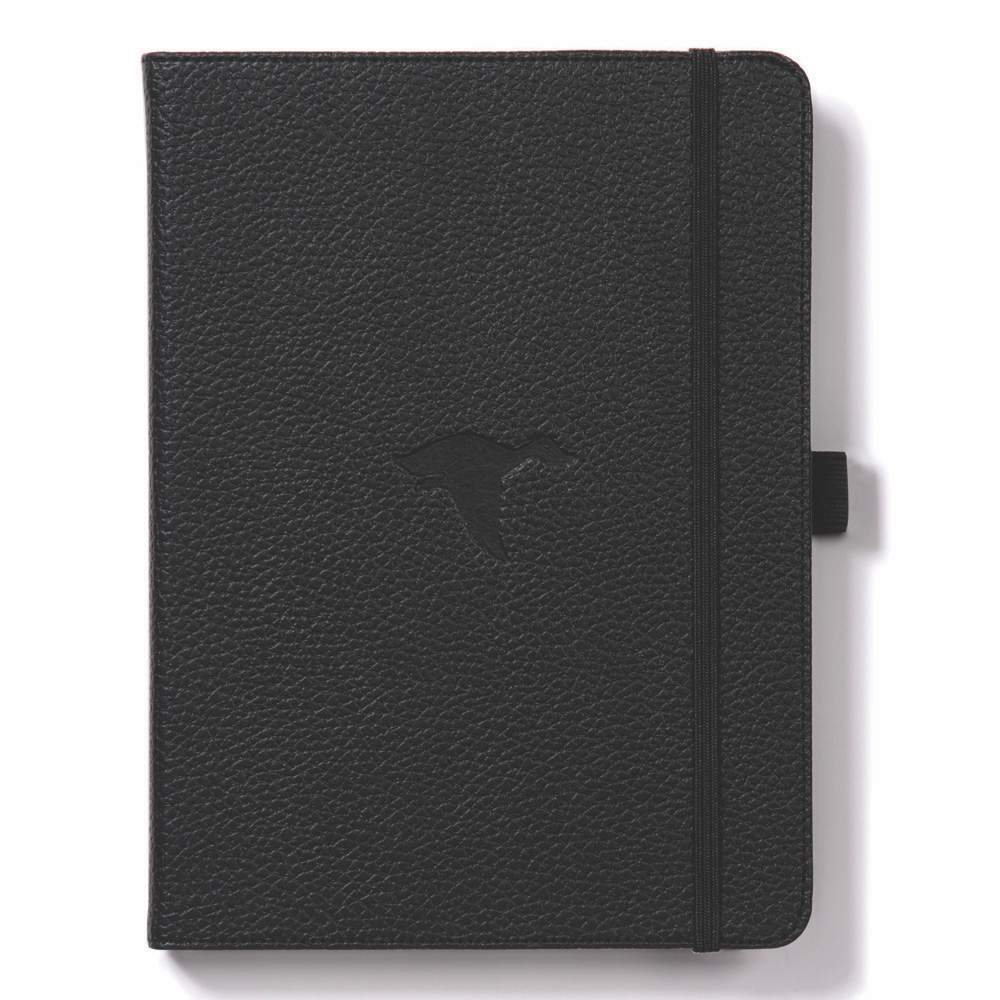 Dingbats A5 Black Duck Notebook Dotted