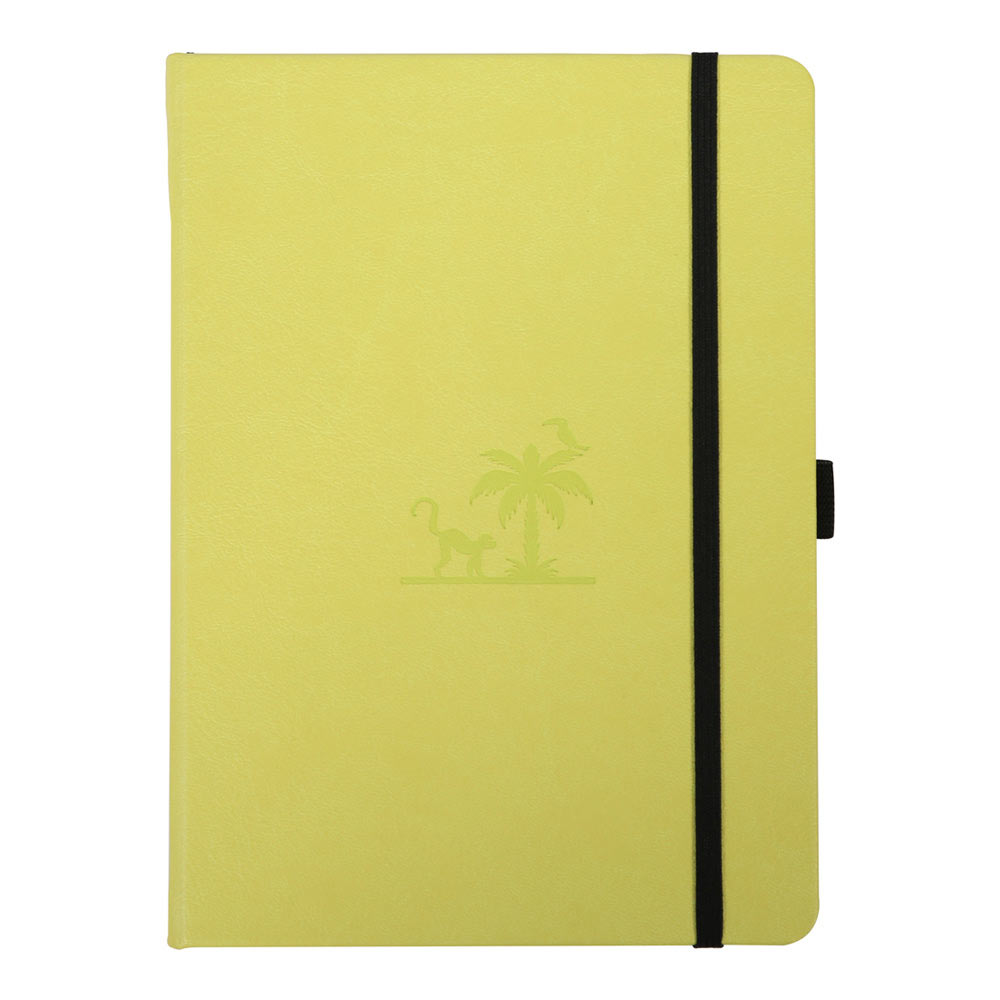 Dingbats A5 Lime Yasuni Notebook Dotted
