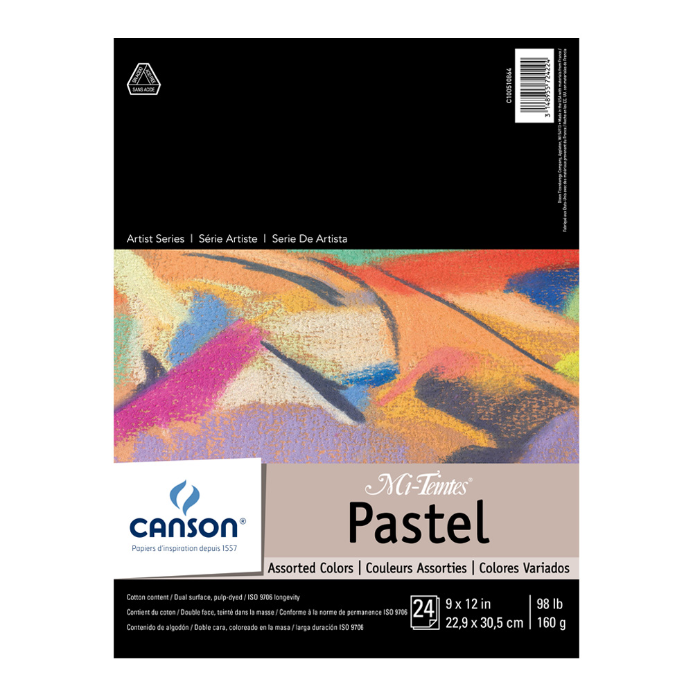 Mi-Teintes Pastel Pad 9X12 Assorted Colors