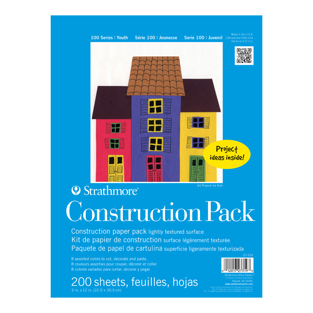 Strathmore Kids Construction Paper 200Pk 9X12