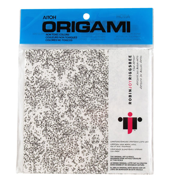 Origami Paper Riggsbee B/W Designs 6Inch 40/S