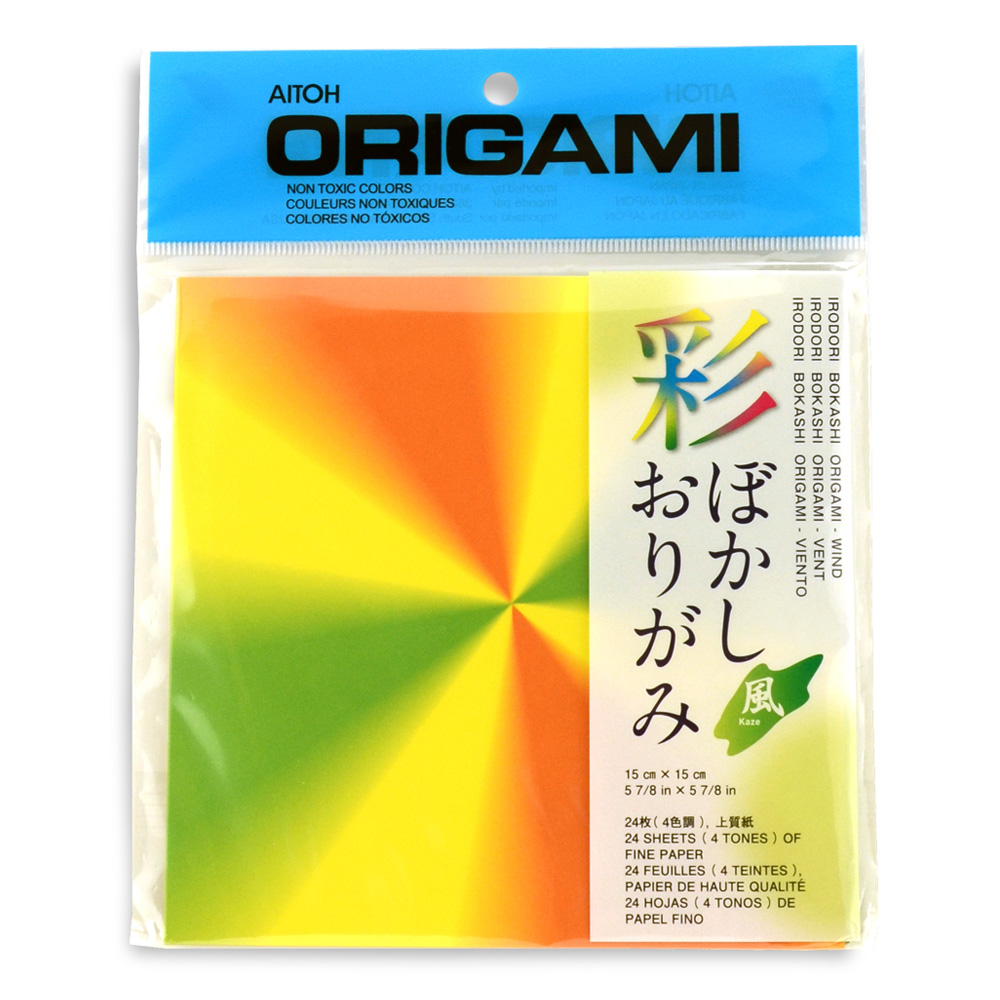 Origami Irodori Bokashi Wind 6X6 24/Shts