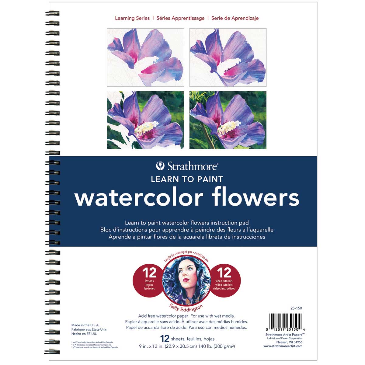 Strathmore Learn To Paint-Watercolor Flowers