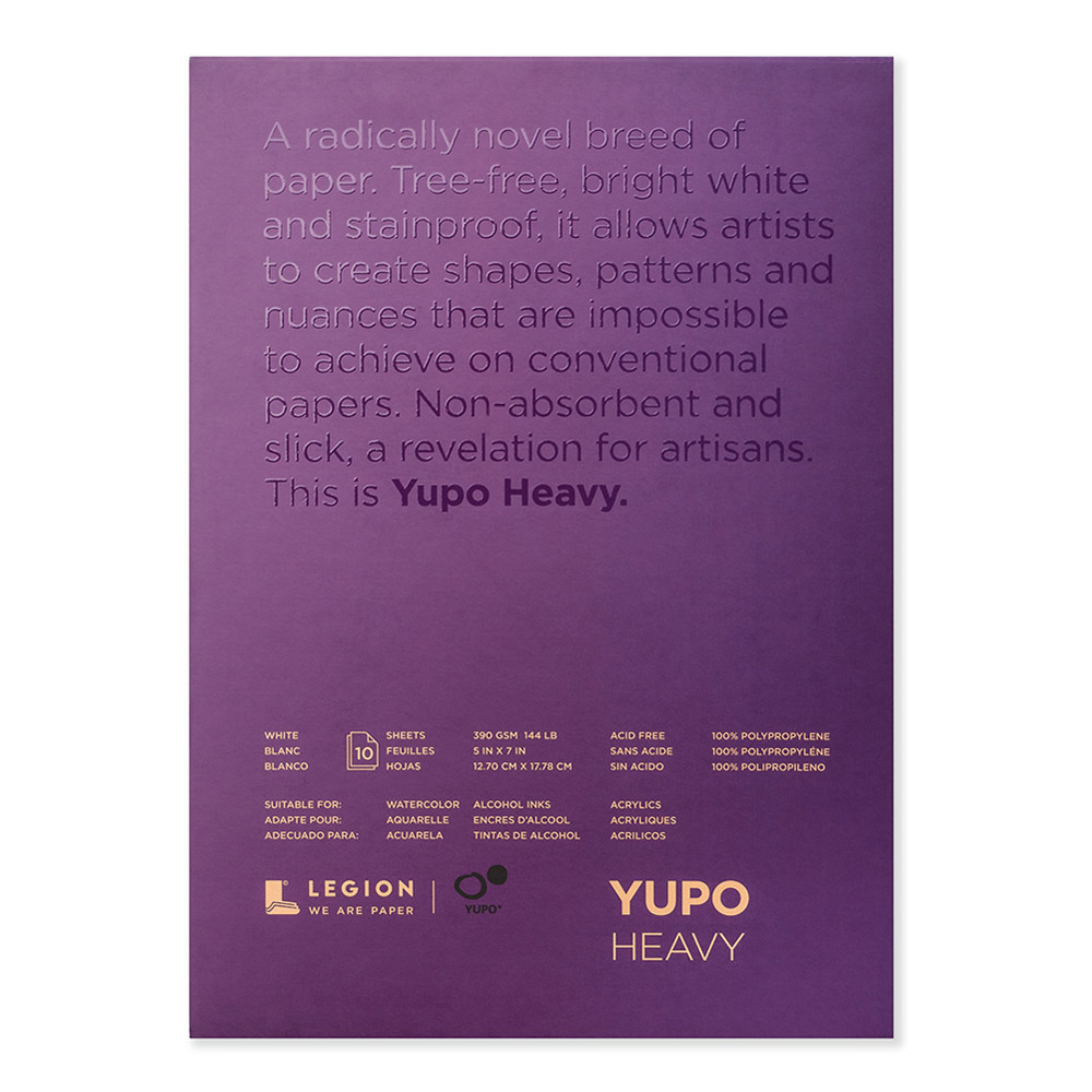 Yupo Heavyweight Pad White 5X7 Inch