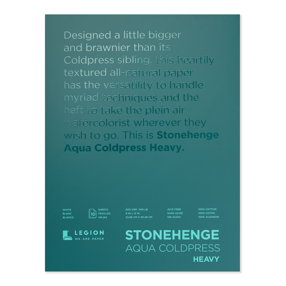Stonehenge Aqua CP Heavy 300lb Block 9X12