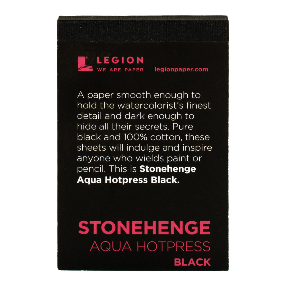 Stonehenge Aqua HP Mini Pad Black 2.5X3.5 Inc