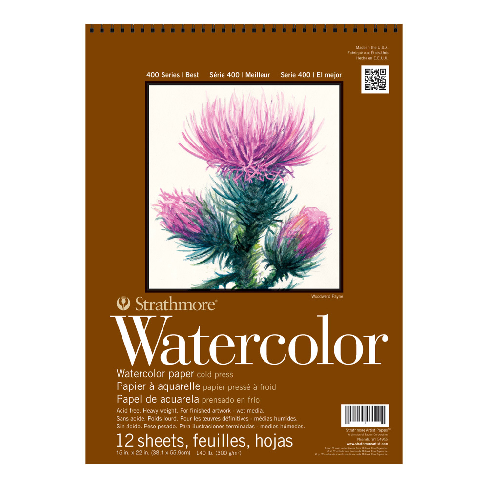 Strathmore 400 Watercolor Pad 15X22