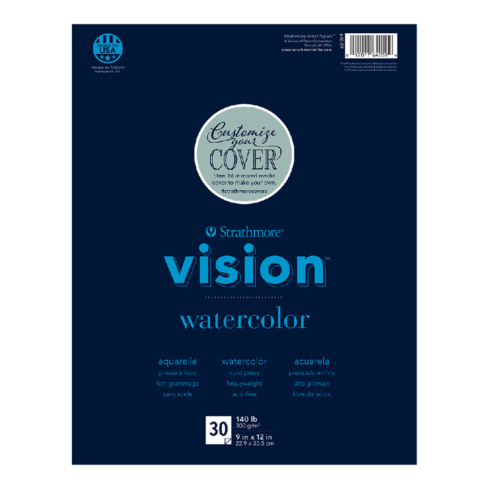 Strathmore Vision Custom Watercolor Pad 9x12