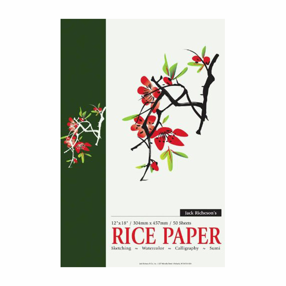 Richeson Rice Paper Pad 12X18Inch 50/Sheet