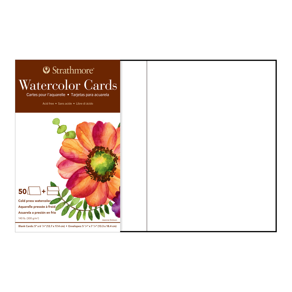 Strathmore 400 Watercolor Greeting Card Pk/50