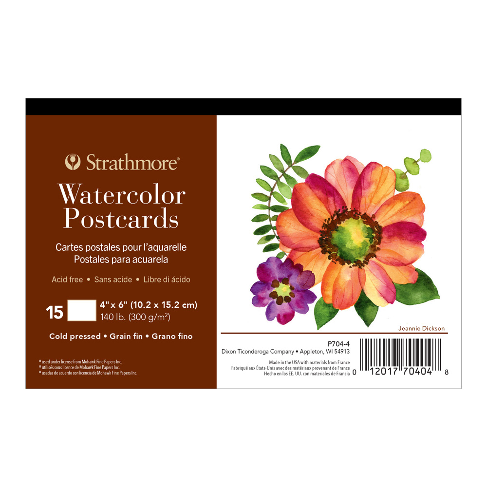 Strathmore Blank Watercolor Postcards Pkg 15