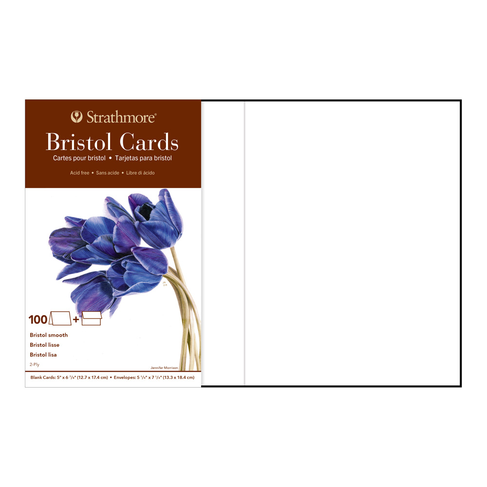 Strathmore 400 Bristol Greeting Cards Pk/100