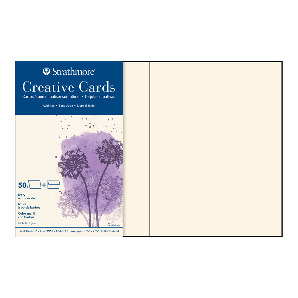 Strathmore Greeting Cards Ivory Pk/50
