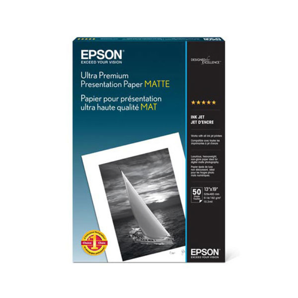 Epson Ult Prem Present Paper Matte 50 13X19