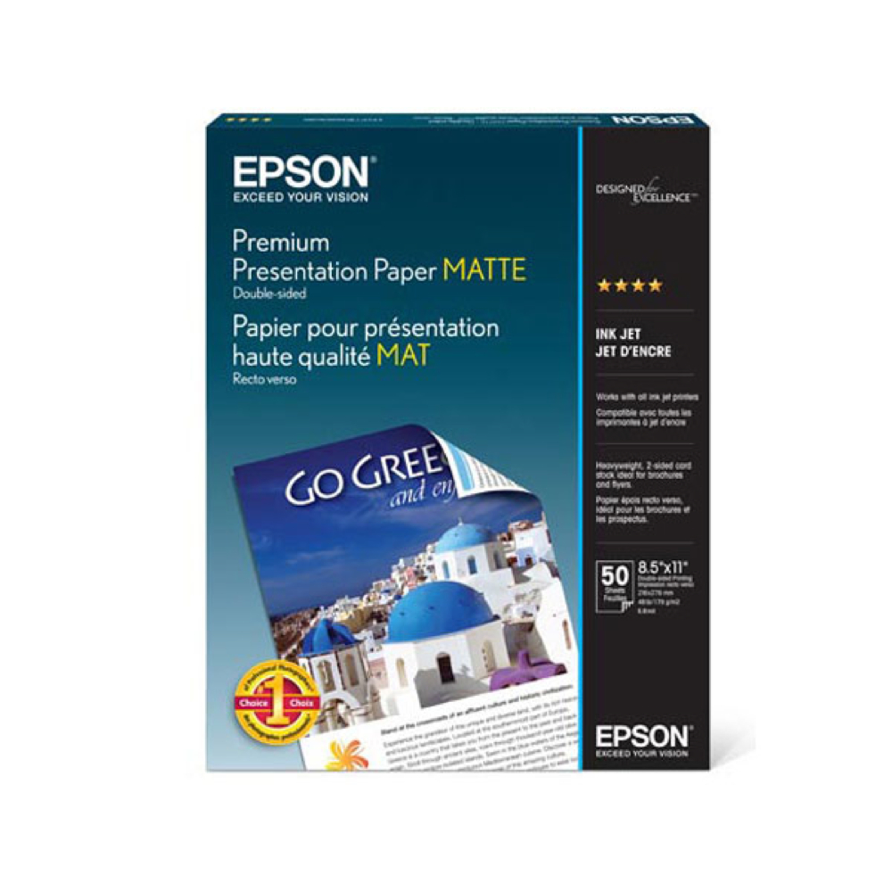 Epson Prem Present Paper Matte Dbl 50 8.5X11