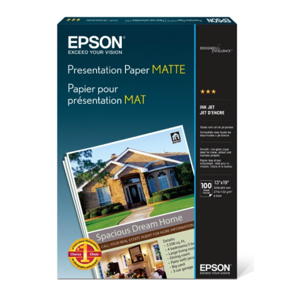 Epson Presentation Paper Matte 100 13X19
