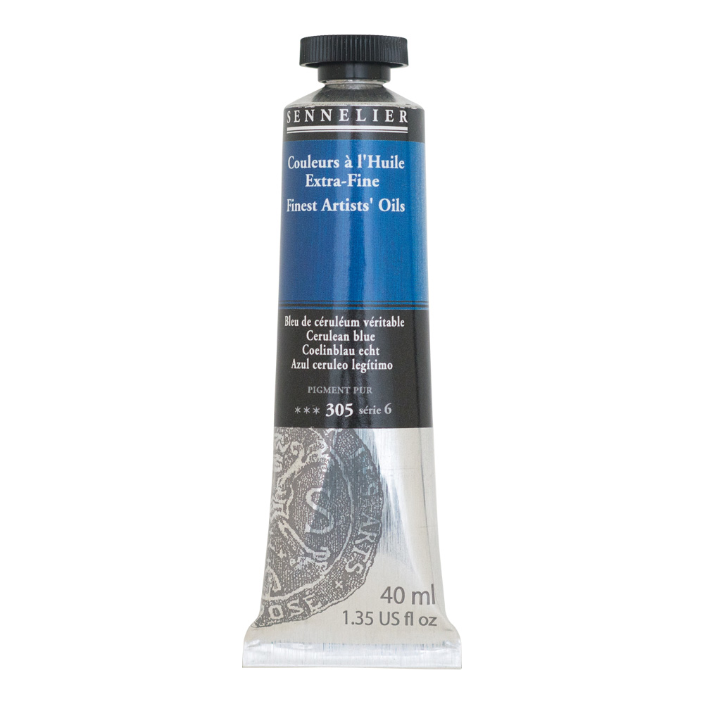 Sennelier Oil 40 ml S6 Cerulean Blue