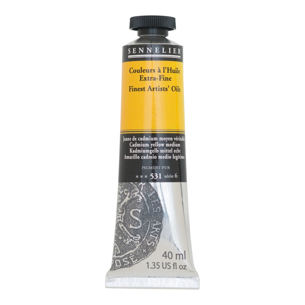 Sennelier Oil 40 ml S6 Cadmium Yellow Medium