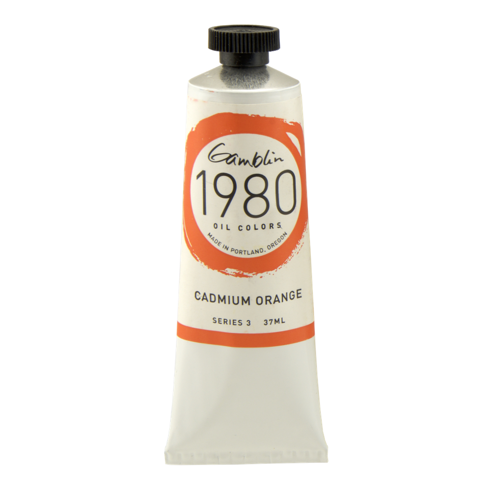 Gamblin 1980 Oil Cadmium Orange 37 ml